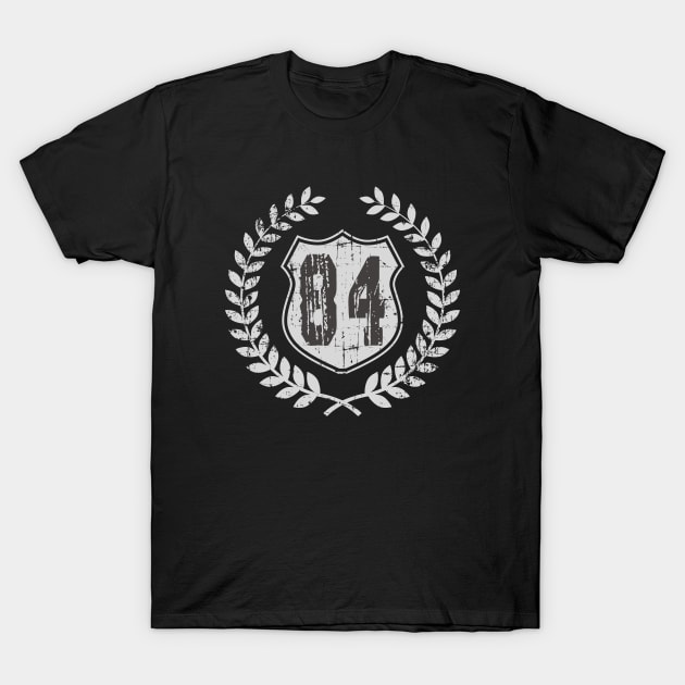 Vintage Old No. 84 T-Shirt T-Shirt by adouniss